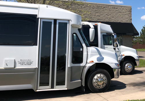 Bozzo's Limousine Service Fleet of Vehicles - coaches-update